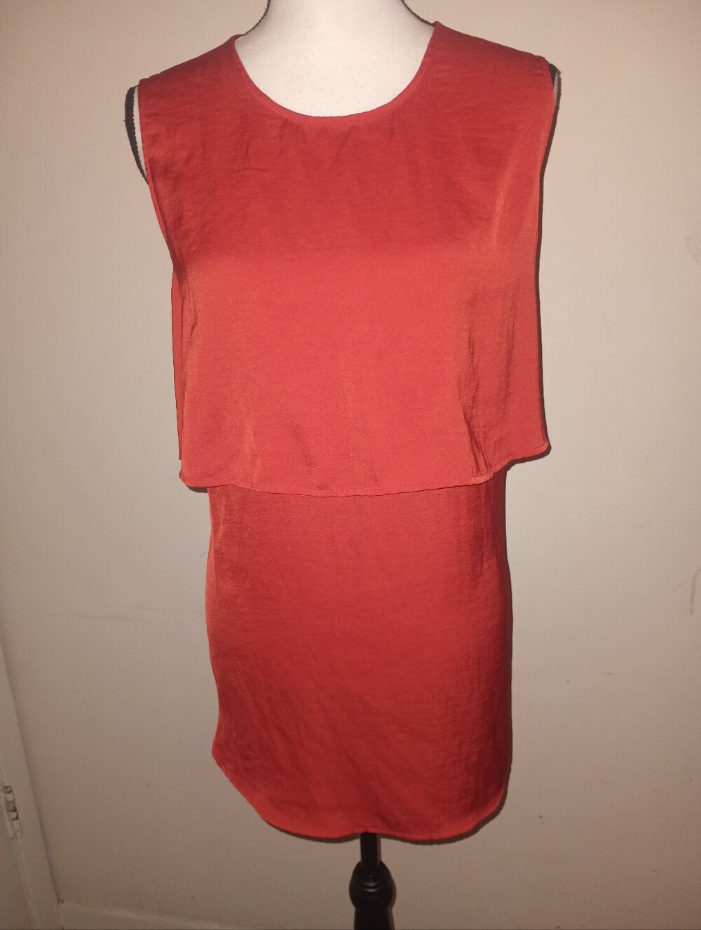 Mossimo Red Layered Blouse SZ2XL